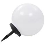 napelemes kültéri LED gömblámpa, 40 cm RGB