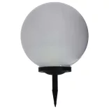 napelemes kültéri LED gömblámpa, 40 cm RGB