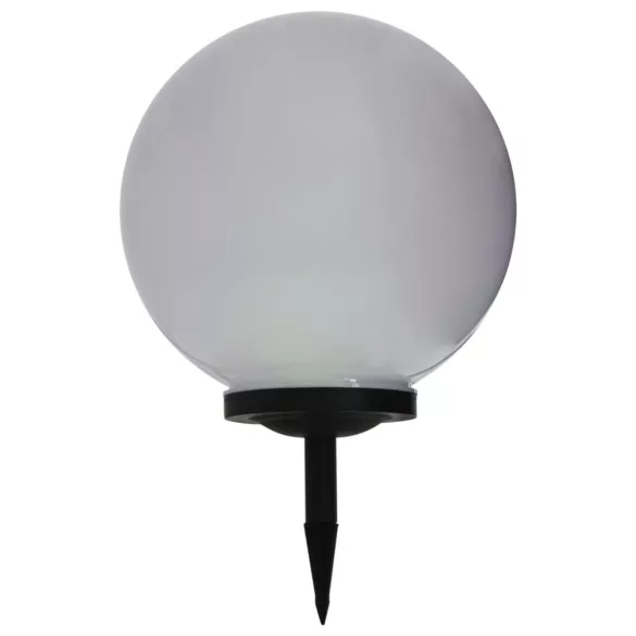 napelemes kültéri LED gömblámpa, 40 cm RGB