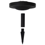 napelemes kültéri LED gömblámpa, 50 cm RGB