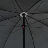 szürke 2 személyes polyrattan kerti kanapé párnákkal/ernyővel