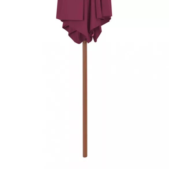 bordó kültéri napernyő farúddal 270 cm