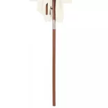 homokszínű kültéri napernyő farúddal 150 x 200 cm