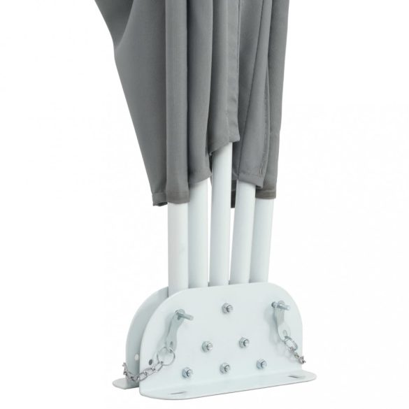 szürke összecsukható terasz oldalárnyékoló 240 x 160 cm