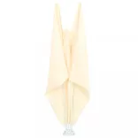 krémszínű összecsukható terasz oldalárnyékoló 400 x 200 cm