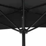 antracit féloldalas erkély napernyő alumíniumrúddal 270x144 cm