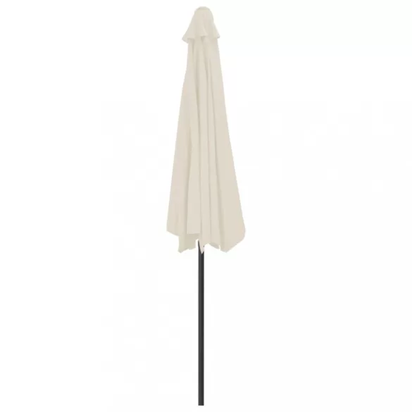 homokszínű féloldalas erkély napernyő alumíniumrúddal 300 x 155