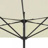 homokszínű féloldalas erkély napernyő alumíniumrúddal 300 x 155