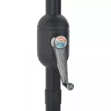 homokszínű féloldalas erkély napernyő alumíniumrúddal 300 x 155