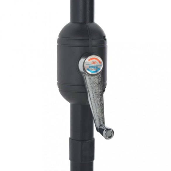 zöld féloldalas erkély napernyő alumíniumrúddal 300 x 155 cm