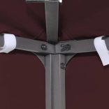 bordó kétszintes pavilon tetőponyva 310 g/m², 3 x 3 m