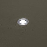 tópszínű kétszintes pavilon tetőponyva 310 g/m² 4 x 3 m