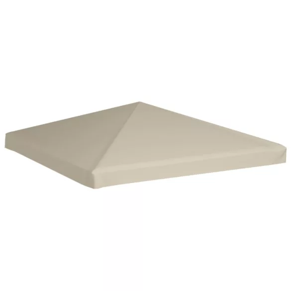 bézs pavilon tetőponyva 310 g/m² 3 x 3 m