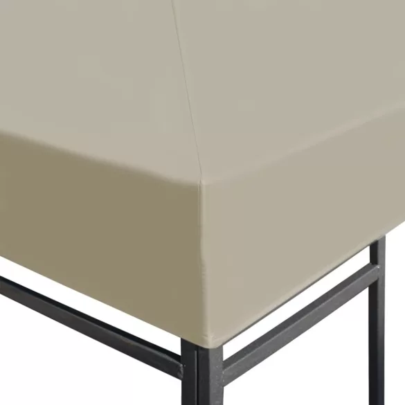 bézs pavilon tetőponyva 310 g/m² 3 x 3 m