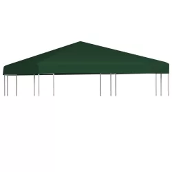 zöld pavilon tetőponyva 310 g/m², 3 x 3 m