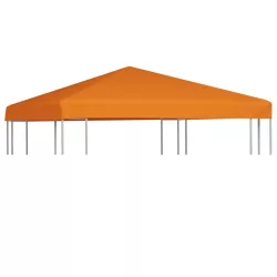 narancssárga pavilon tetőponyva 310 g/m², 3 x 3 m