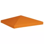 narancssárga pavilon tetőponyva 310 g/m², 3 x 3 m