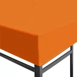 narancssárga pavilon tetőponyva 310 g/m², 3 x 3 m