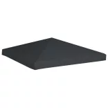 szürke pavilon tetőponyva 310 g/m², 3 x 3 m