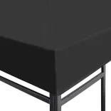 szürke pavilon tetőponyva 310 g/m², 3 x 3 m