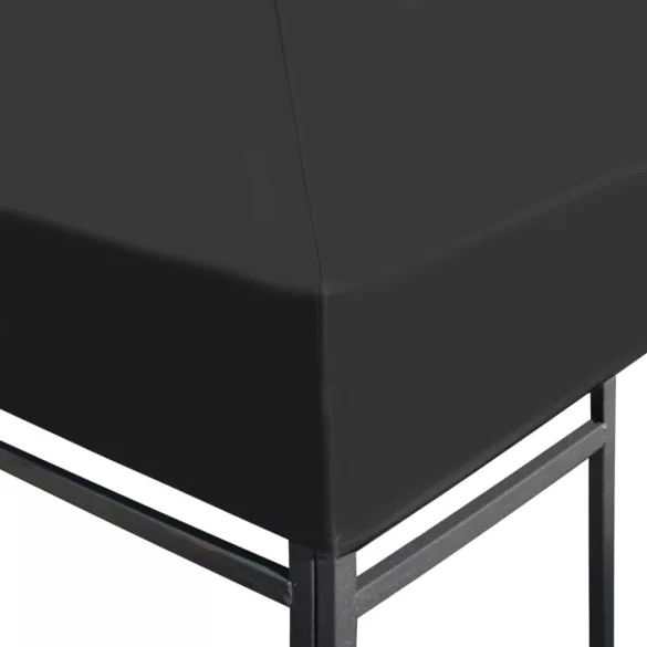 szürke pavilon tetőponyva 310 g/m², 3 x 3 m