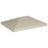 bézs pavilon tetőponyva 310 g/m² 4 x 3 m
