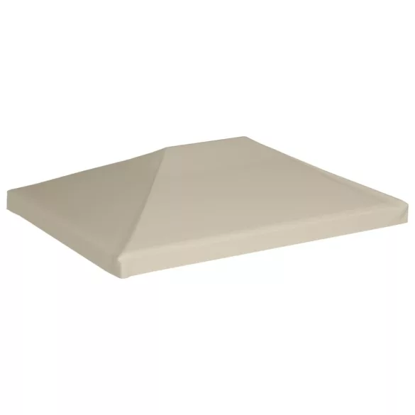 bézs pavilon tetőponyva 310 g/m² 4 x 3 m