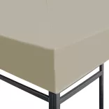 bézs pavilon tetőponyva 310 g/m² 4 x 3 m