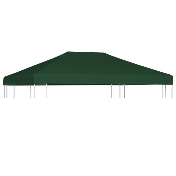 zöld pavilon tetőponyva 310 g/m², 4 x 3 m