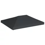 szürke pavilon tetőponyva 310 g/m², 4 x 3 m