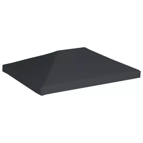 szürke pavilon tetőponyva 310 g/m², 4 x 3 m