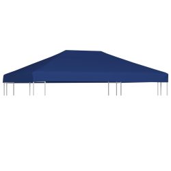 kék pavilon tetőponyva 310 g/m², 4 x 3 m