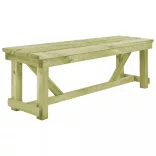 impregnált fenyőfa kerti pad 140 cm