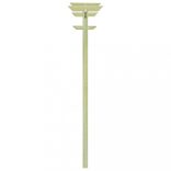 kerti pergola impregnált fenyőfalécekből 180 x 210 x 40 cm