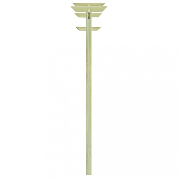 kerti pergola impregnált fenyőfalécekből 180 x 210 x 40 cm