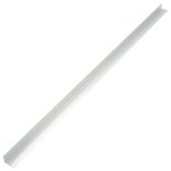 5 db ezüstszínű alumínium teraszburkoló sarokprofil 170 cm