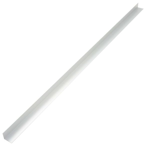 5 db ezüstszínű alumínium teraszburkoló sarokprofil 170 cm