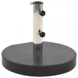kerek fekete gránit napernyőtalp 28,5 kg