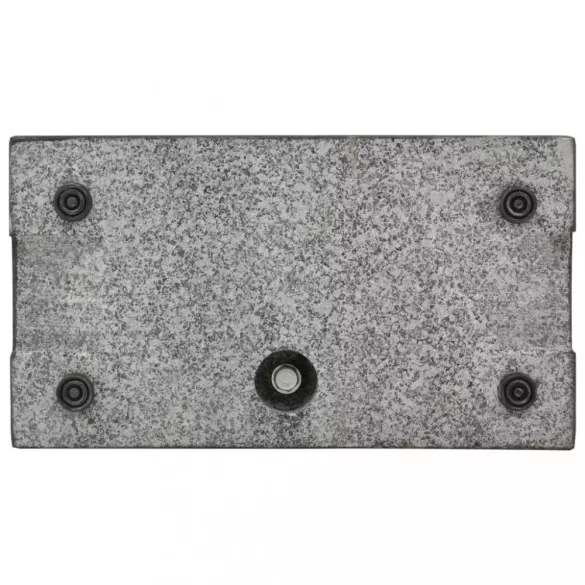 fekete téglalap alakú gránit napernyőtalp 25 kg