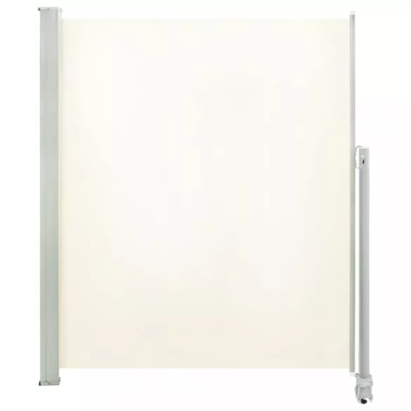 krémszínű behúzható oldalsó terasz napellenző 160 x 300 cm