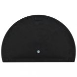 félkör alakú fekete műgyanta napernyőtalp 15 kg