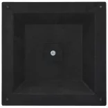 négyzet alakú bronzszínű műgyanta napernyőtalp 12 kg