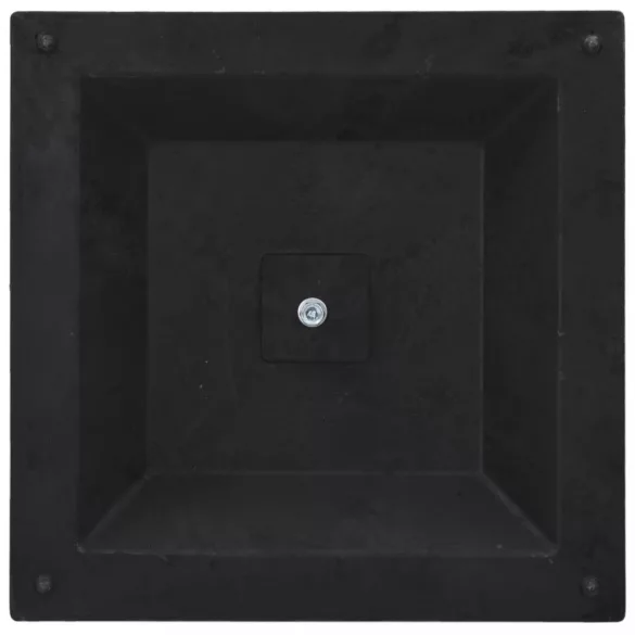 négyzet alakú bronzszínű műgyanta napernyőtalp 12 kg