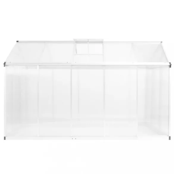 alumínium melegház 302 x 190 x 195 cm 11,19 m³