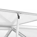 alumínium melegház 302 x 190 x 195 cm 11,19 m³