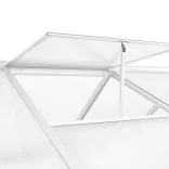 alumínium melegház 362 x 190 x 195 cm 13,41 m³
