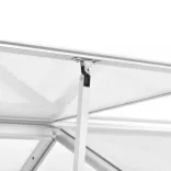 alumínium melegház 362 x 190 x 195 cm 13,41 m³