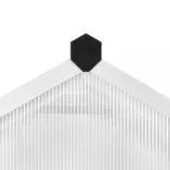 alumínium melegház 362 x 190 x 195 cm 13,41 m³