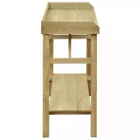 impregnált fenyőfa kerti virágtartó asztal 75 x 40 x 90 cm