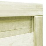 zöld impregnált fenyőfa kertkapu 100 x 75 cm